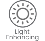 Choose from mirror, glass or solid panels to brighten the room or create contrast. Light-Enhancing - Mirror, glass & solid panels