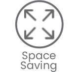 Sliding doors don't need swing space, making them ideal for bedrooms and alcoves. Space-Saving - Ideal for bedrooms & alcoves